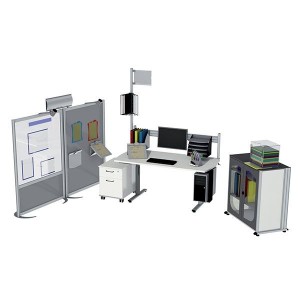 Caisson mobile 3 tiroirs | Rangement bureau sécurisé