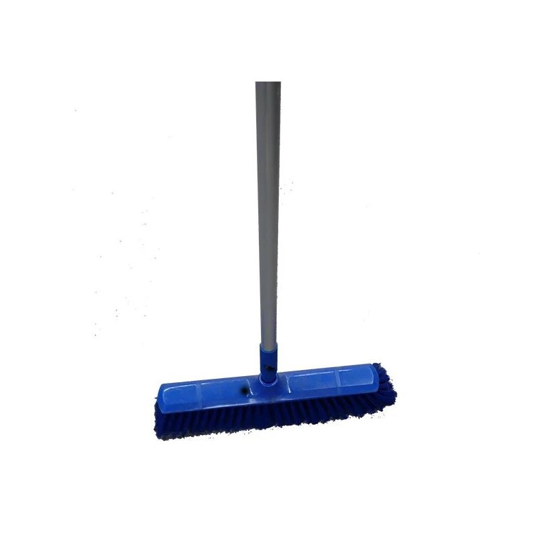 Balai HACCP polyester 400 mm | Balai professionnel aluminium