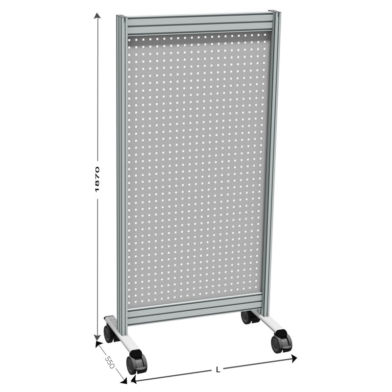 Panneau perforé mobile 5S NETPOST 700 | Rangement outils industriel