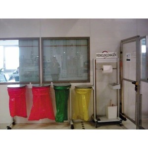 Poste tri sélectif 5S ECOPOST 400 | Station recyclage industrielle