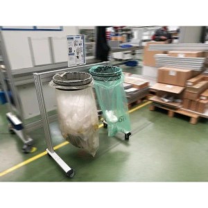 Poste tri sélectif 5S ECOPOST 200 | Station recyclage compacte