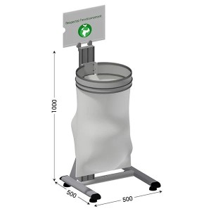 Poste tri sélectif 5S ECOPOST 100 | Station recyclage compacte