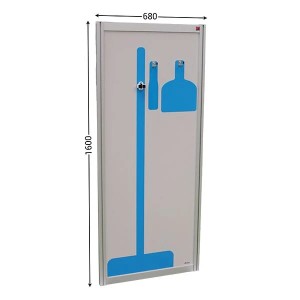 Panneau 5S NETPOST 300 | Point propreté avec ombres à outils