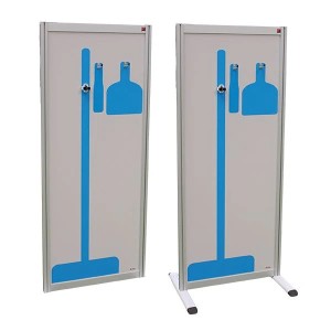 Panneau 5S NETPOST 300 | Point propreté avec ombres à outils