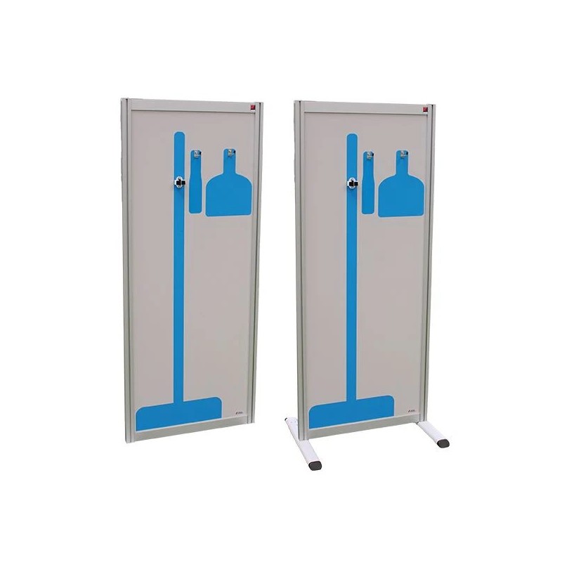 Panneau 5S NETPOST 300 | Point propreté avec ombres à outils