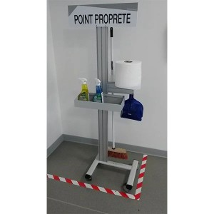 Panneau 5S NETPOST 300 | Point propreté avec ombres à outils