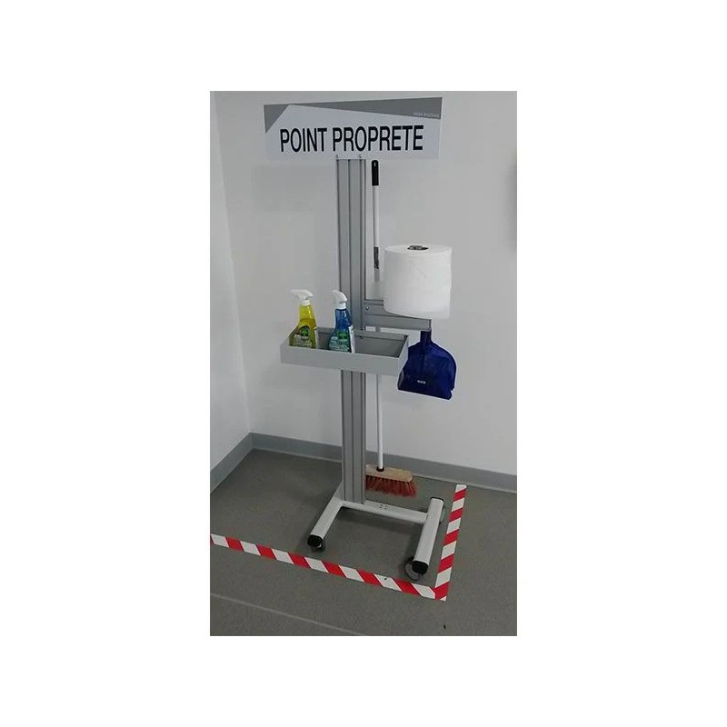 Panneau 5S NETPOST 300 | Point propreté avec ombres à outils