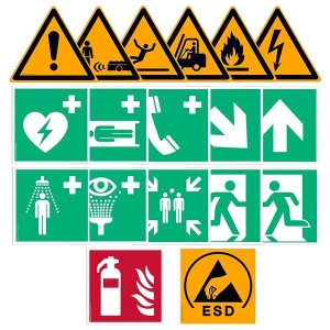 Pictogramme Électricité W012 | Signalisation sol EN ISO 7010