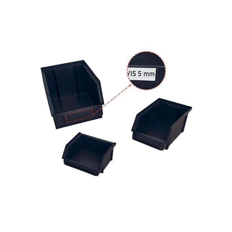 Bac à bec ESD plastique | Rangement antistatique industriel