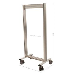 Chariot mobile porte-bacs LEANPOST 600 | Rayonnage industriel
