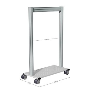 Chariot mobile LEANPOST 900 | Rayonnage industriel grande capacité