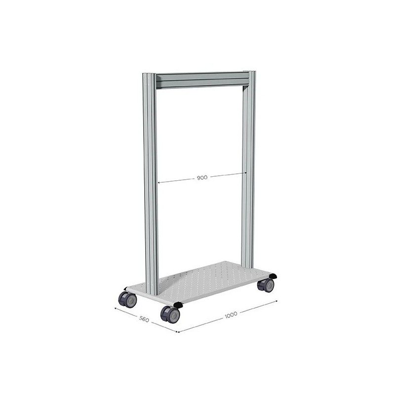Chariot mobile LEANPOST 900 | Rayonnage industriel grande capacité
