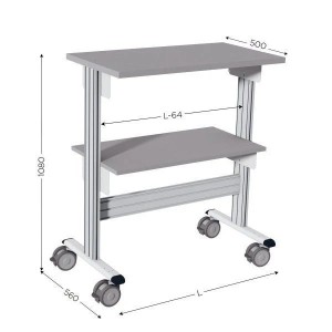 Desserte picking industrielle | Chariot atelier 100 kg
