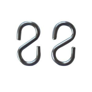 Crochets en S acier galvanisé – Lot de 50 crochets pour affichage aérien
