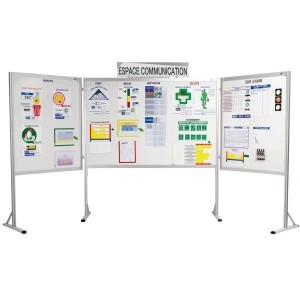 Tableau d’affichage pour communication et management visuel industriel