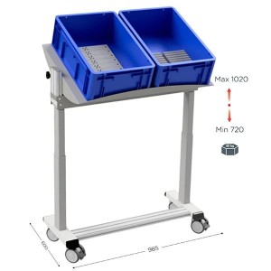 Desserte électrique LEANPOST 300 ERGO | Chariot ergonomique 80 kg