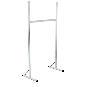 Piètement Aluminium Double pour Tableaux - Support Mobile Sans Perçage