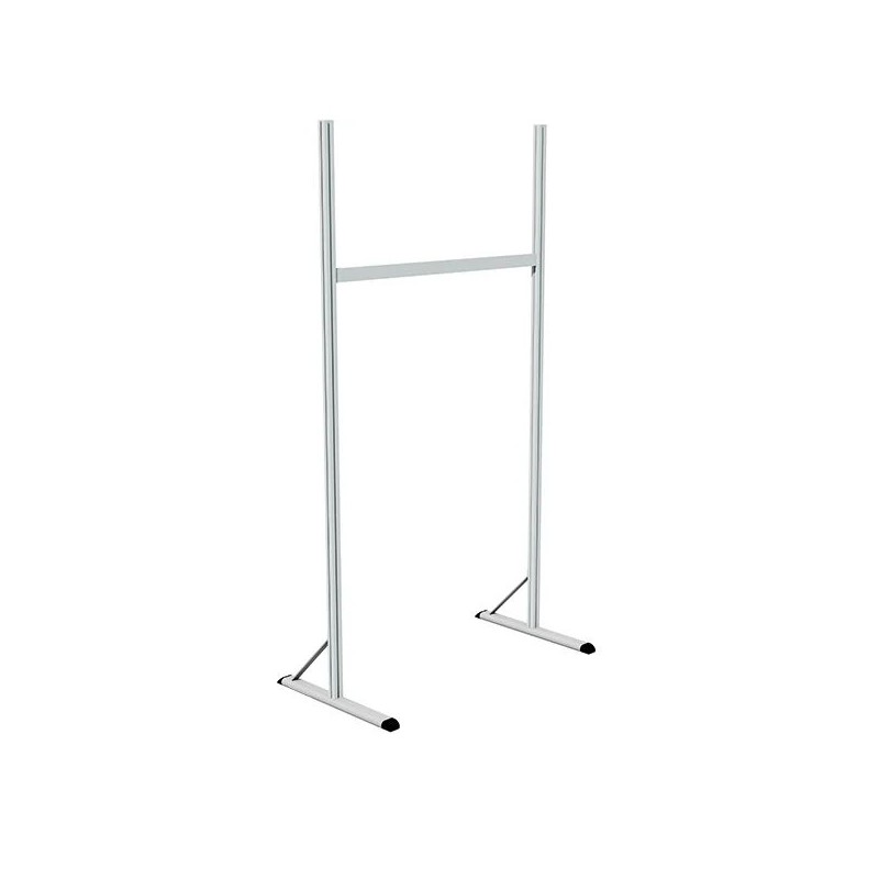 Piètement Aluminium Double pour Tableaux - Support Mobile Sans Perçage