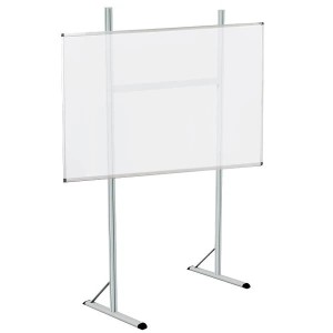 Piètement Aluminium Double pour Tableaux - Support Mobile Sans Perçage