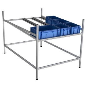 Rayonnage dynamique FIFO LEANDYNAMIC 500 | Stockage gravitaire