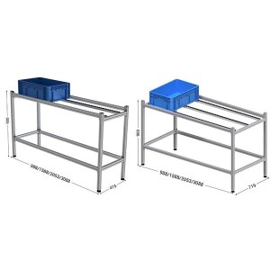 Chariot de manutention LEANDYNAMIC 1000 | Chariot industriel 3 niveaux