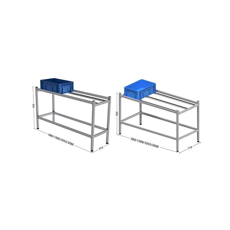 Chariot de manutention LEANDYNAMIC 1000 | Chariot industriel 3 niveaux
