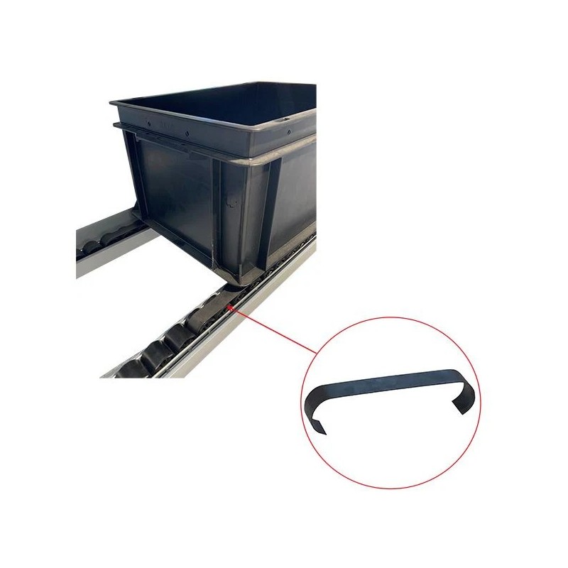 Rampe de freinage rail à galets LEANDYNAMIC | Frein convoyeur FIFO (lot de 4)