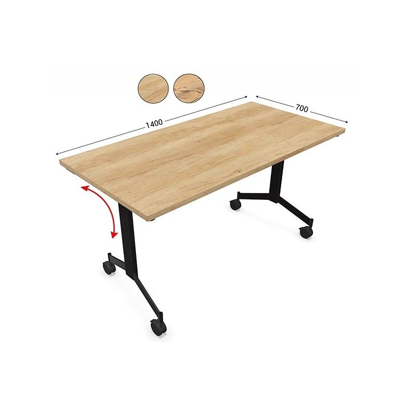 Table de réunion mobile abattante | TABLE DE RÉUNION ABATTANTE FLEX