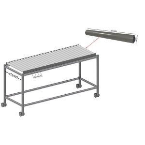 Rouleau de convoyage | Transfert de marchandises