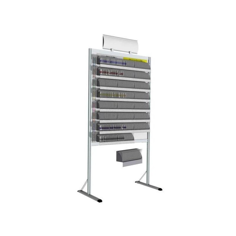 Boîte à lot niveleur KANBAN LEANFLASH NIVELL