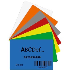 Cartes KANBAN couleur lot de 10 | Gestion visuelle Lean