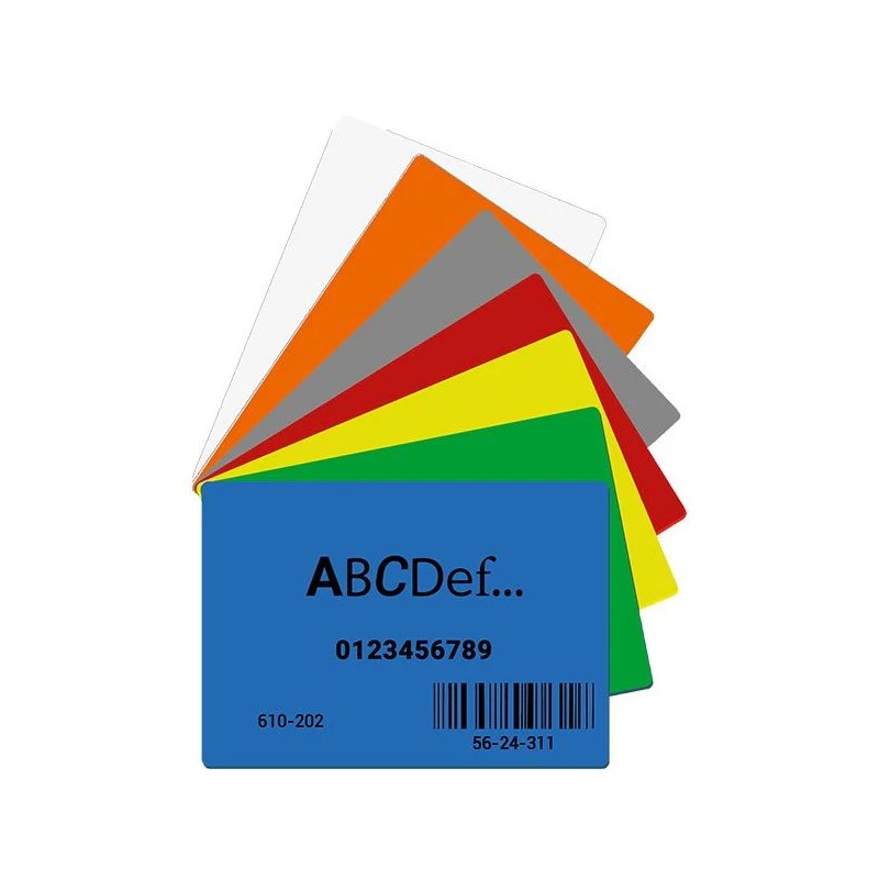 Cartes KANBAN couleur lot de 10 | Gestion visuelle Lean