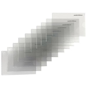 Cartes KANBAN transparentes lot de 10 | Gestion visuelle Lean