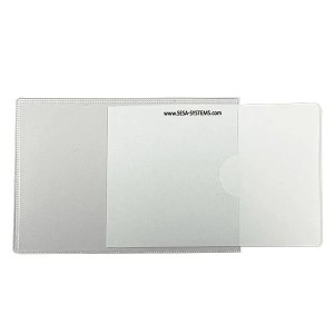 Cartes KANBAN transparentes lot de 10 | Gestion visuelle Lean