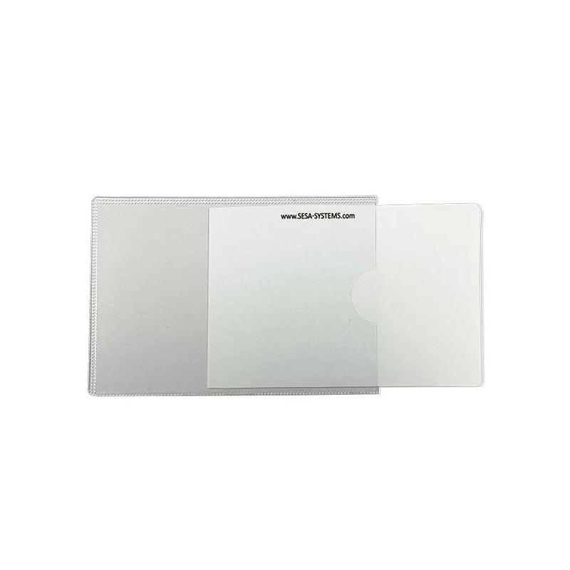 Cartes KANBAN transparentes lot de 10 | Gestion visuelle Lean