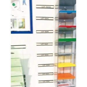 Porte-étiquette magnétique en rouleau 5 m pour rayonnage industriel