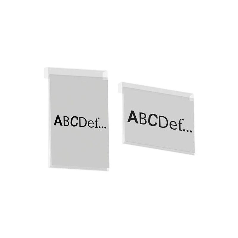 Porte-document rigide pour bac A3 A4 PMMA PORTDOC