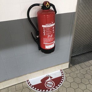 Pictogramme interdit de stocker sol sécurité électrique évacuation