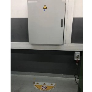 Pictogramme interdit de stocker sol sécurité électrique évacuation