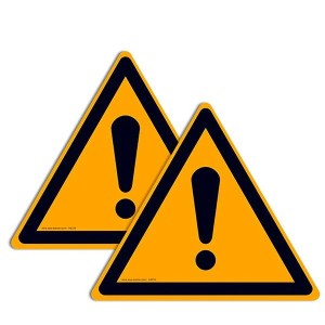 Pictogramme danger W001 EN ISO 7010 marquage sol sécurité