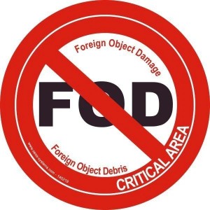 Pictogrammes FOD Foreign Object Damage | Marquage au sol industriel