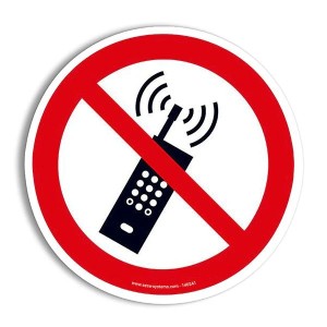 Pictogrammes Téléphone interdit P013 | Marquage au sol EN ISO 7010