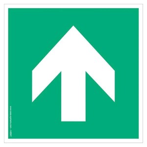 Pictogramme Flèche A090 – Marquage au sol industriel EN ISO 7010 antidérapant