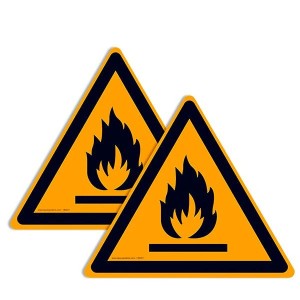 Pictogramme Matières Inflammables W021 – Signalisation incendie EN ISO 7010