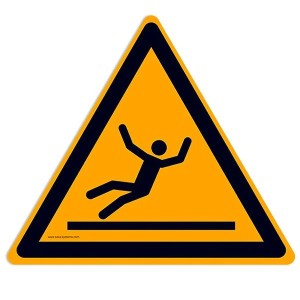 Pictogramme Surface Glissante W011 – Signalisation sécurité EN ISO 7010
