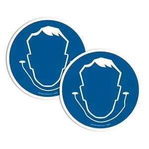 Pictogramme Protection auditive obligatoire | Marquage au sol antidérapant