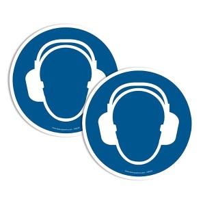 Pictogramme Casque anti-bruit M003 ISO 7010 | Marquage au sol sécurité
