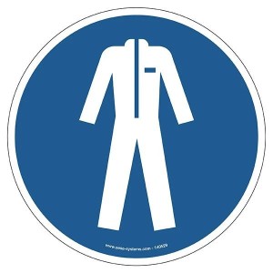 Pictogramme Vêtement de protection M010 ISO 7010 | Marquage au sol sécurité