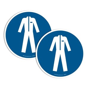 Pictogramme Vêtement de protection M010 ISO 7010 | Marquage au sol sécurité