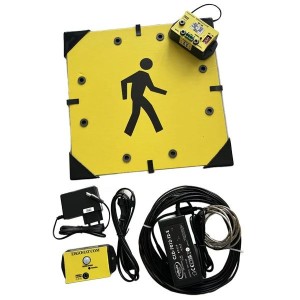 Panneau lumineux sécurité LED recto/verso SECULED | Signalisation de sécurité industrielle